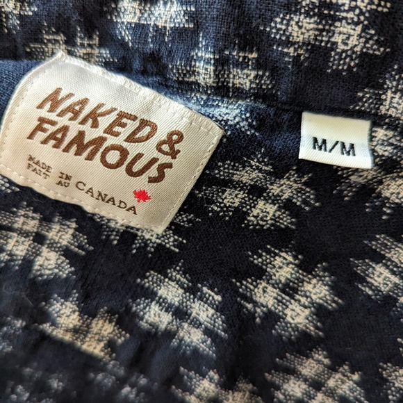 SOLD! Japanese Kasuri button-up shirt - Picture 4 of 4